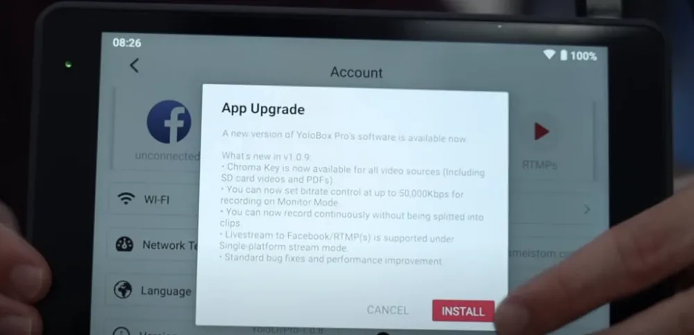 ������� � ������������ YoloLiv YoloBox Setup