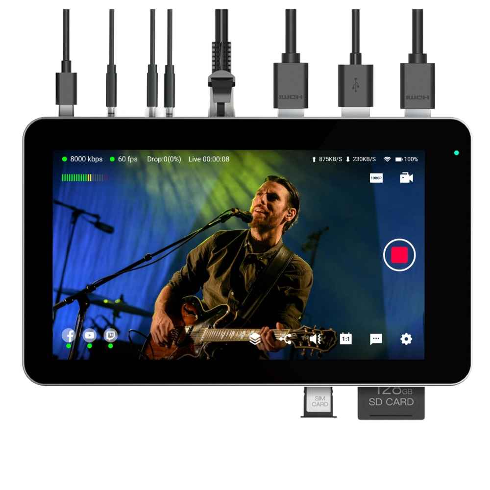 YoloLiv YoloBox Mini | портативний мікшер | стрімер 4G LTE YoloLiv YoloBox Mini | портативний мікшер | стрімер 4G LTE